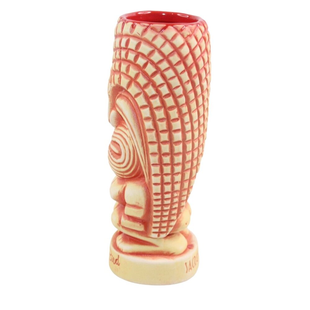 The Jungle Bird Sacramento CA Tiki Mug Coral Orange Second Edition Matte Finish - Picture 2 of 10